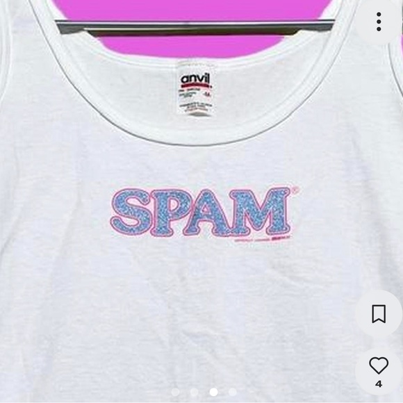 Spam tank top Anvil Brand. - Picture 3 of 4